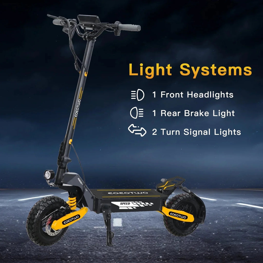Off Road Electric Scooter For Adults, 1200W, 11 in Tires, 330 lb Load - GT06