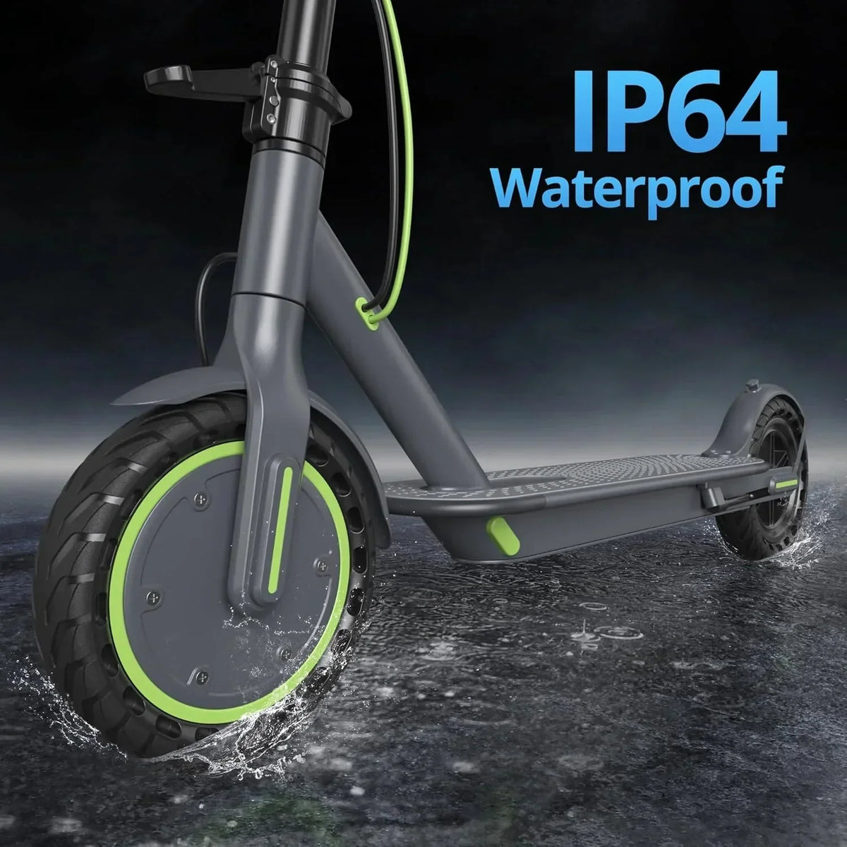 Roinside Electric Scooter, 8.5 in Solid Tires, 350W, 19 MPH, 21-23 Miles - UP12 Plus