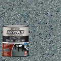 Rust-Oleum RockSolid Decorative Concrete Solid Stain, Slate, Matte, 2 Pack, Gallon - 306267