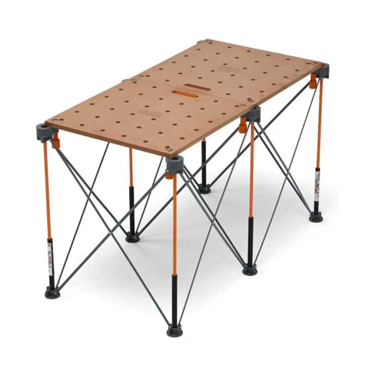 Bora Centipede Workbench Tabletop With Dog Holes, 47.75 x 23.75 x 0.75 Inches - CK22T