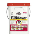 Augason Farms Emergency Food Storage Kit, 72-Hour 4-Person, 4-Gallon, 176 Servings