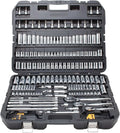 DEWALT Mechanics Tool Set, SAE And Metric, 192-Piece, 1/4, 3/8 And 1/2 in Drive - DWMT75049