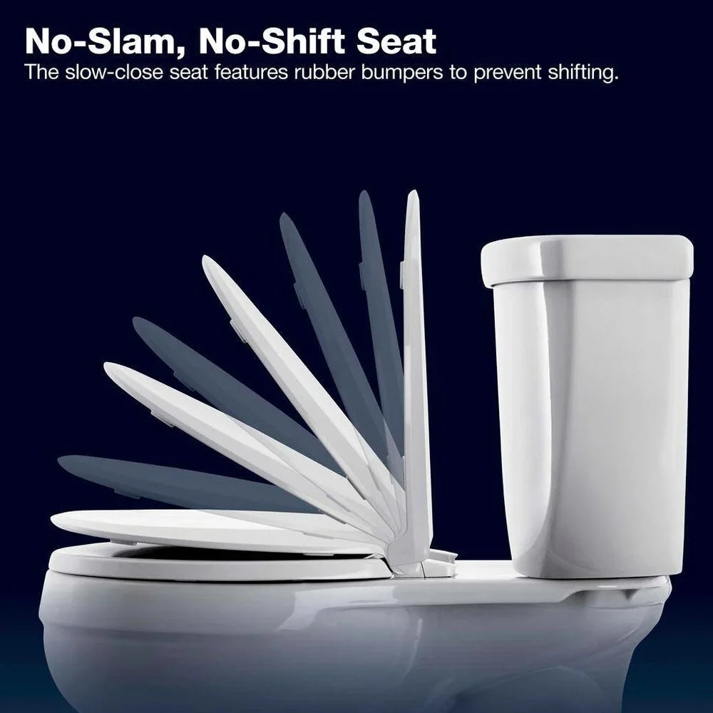 KOHLER Highline Arc Extra Tall 2-Piece Elongated Toilet, White, 1.28 GPF - 78305-0