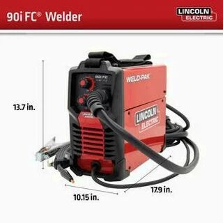 Lincoln Electric Weld-Pak 90i FC Flux-Cored Wire Feed Welder, 120V, 120 Amp, 1/4 in - K5255-1