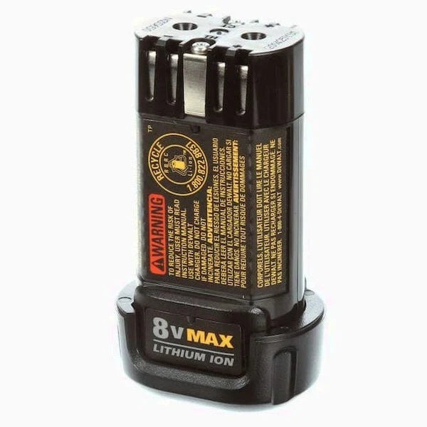 DEWALT 8V MAX Cordless Gyroscopic Screwdriver With Adjustable Handle, (2) 1.0Ah Batteries, Charger, And Bag
