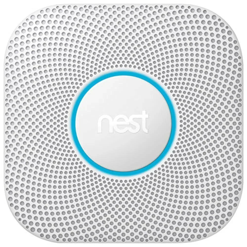 Google Nest Protect Smoke And Carbon Monoxide Detector With Cable, Voice Alerts And Smartphone Notifications - 2nd Generation