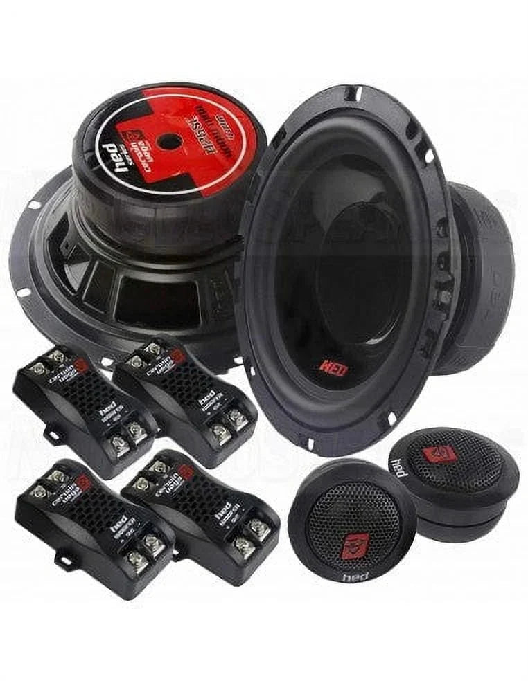 Cerwin Vega HED Series 6.5 in Component And 2-Way Coaxial Car Speaker Systems - H765C + H7652