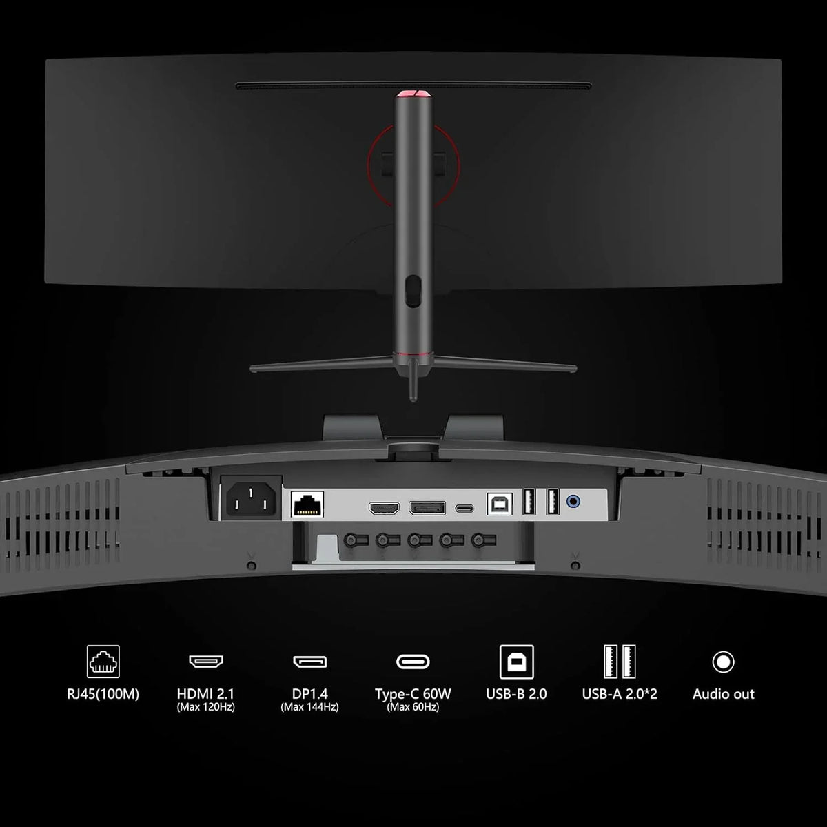 INNOCN 49 Inches Curved Gaming Monitor, 144Hz, HDR400, 32:9 - 49C1G