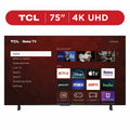 TCL 75 inch 4-Series 4K UHD HDR Smart Roku TV With Voice Control And AirPlay - 4-Series