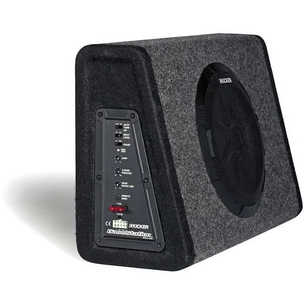 Kicker Powered Subwoofer 10in 100W Built-In Amplifier - PT250