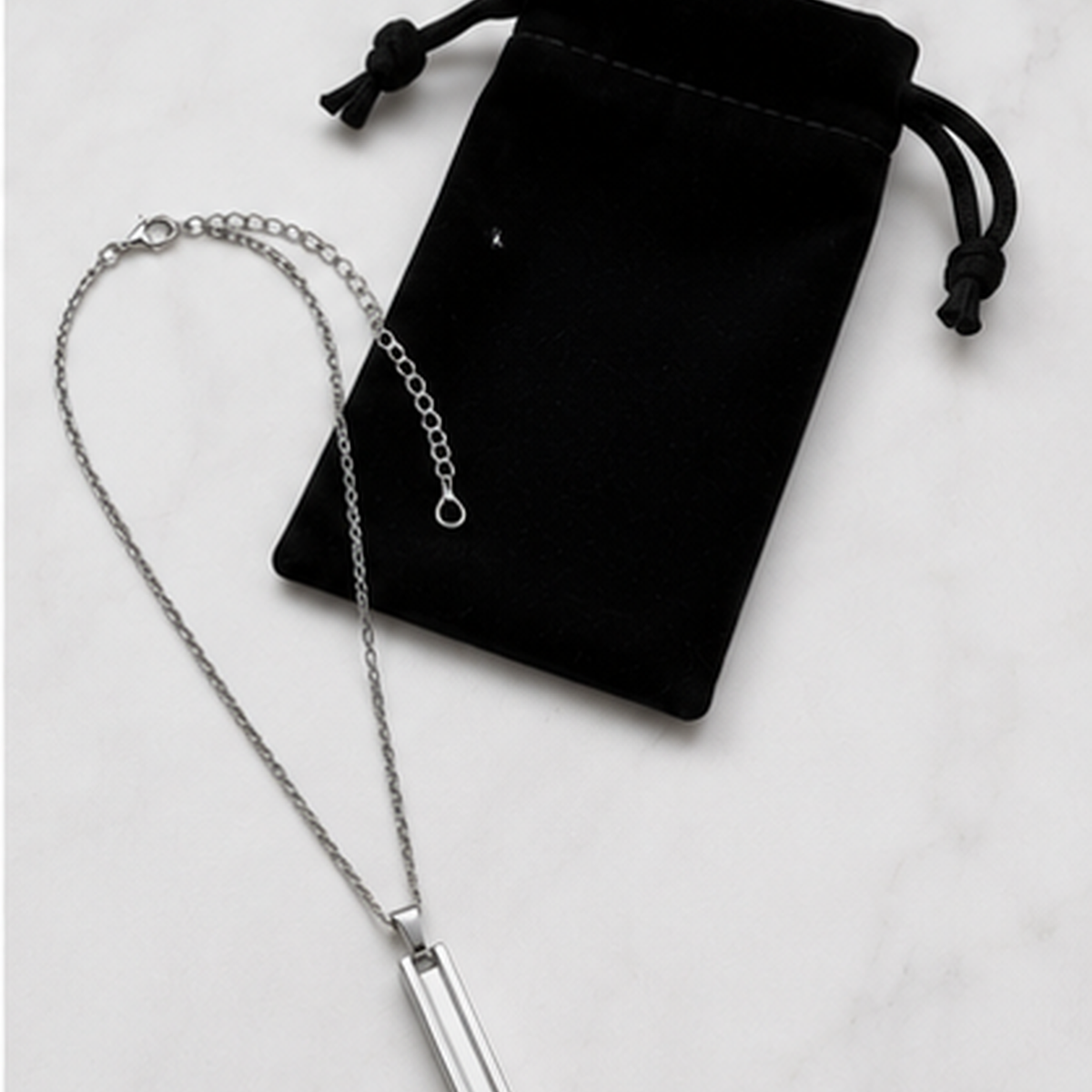 Minimalist Stainless Steel Pendant Necklace